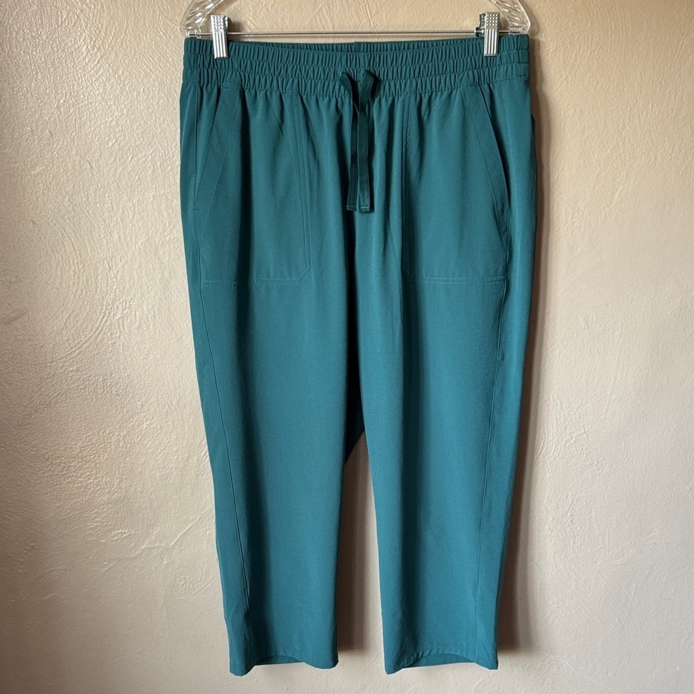 Orvis Lightweight Elastic Waist Teal Pants Size Large